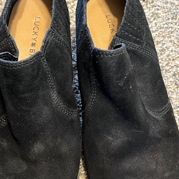 Lucky Brand Suede Booties - Picture 3 of 4